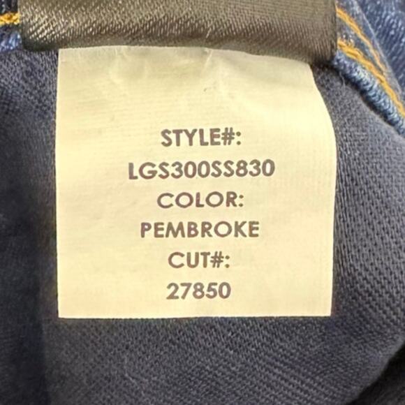 Liverpool Los Angeles Pembroke Kingston Modern Straight Jeans Size 32x30 - Picture 10 of 13